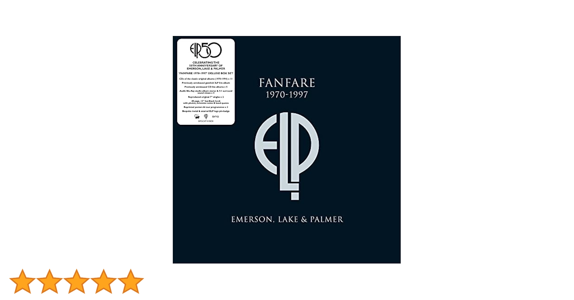 【ひろ　他の方の購入ご遠慮下さい】ELP  FANFARE  1079 エマーソン、レイク＆パーマー (EL＆P) の豪華ボックスセット